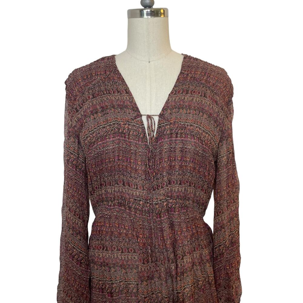 NEW Joie Alquina Dress Anise Flower Multi Colored Silk Lined Revolve Midi Small - Picture 6 of 12